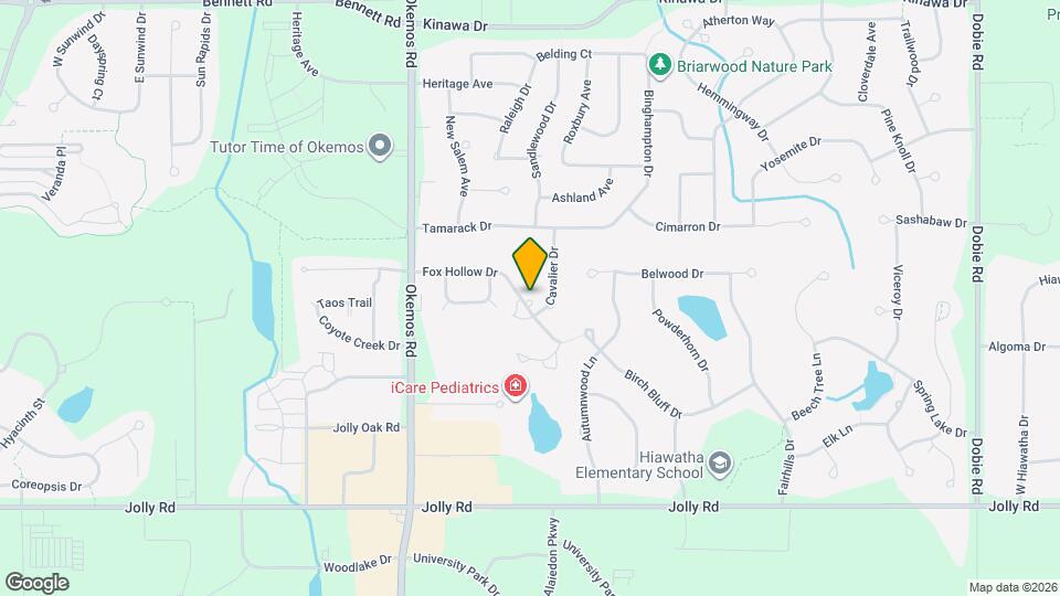 2100 Fox Hollow Dr Map and Location Details