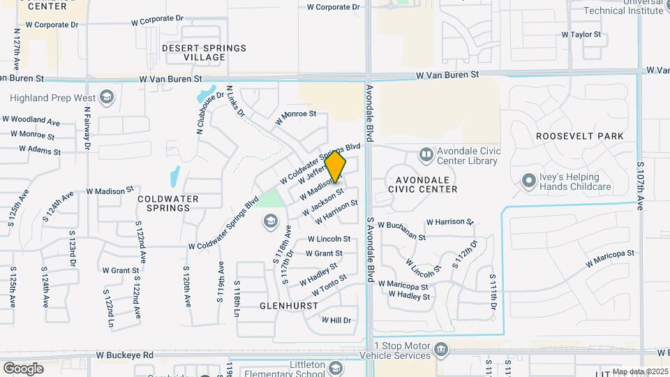 11586 W Jackson St Map and Location Details