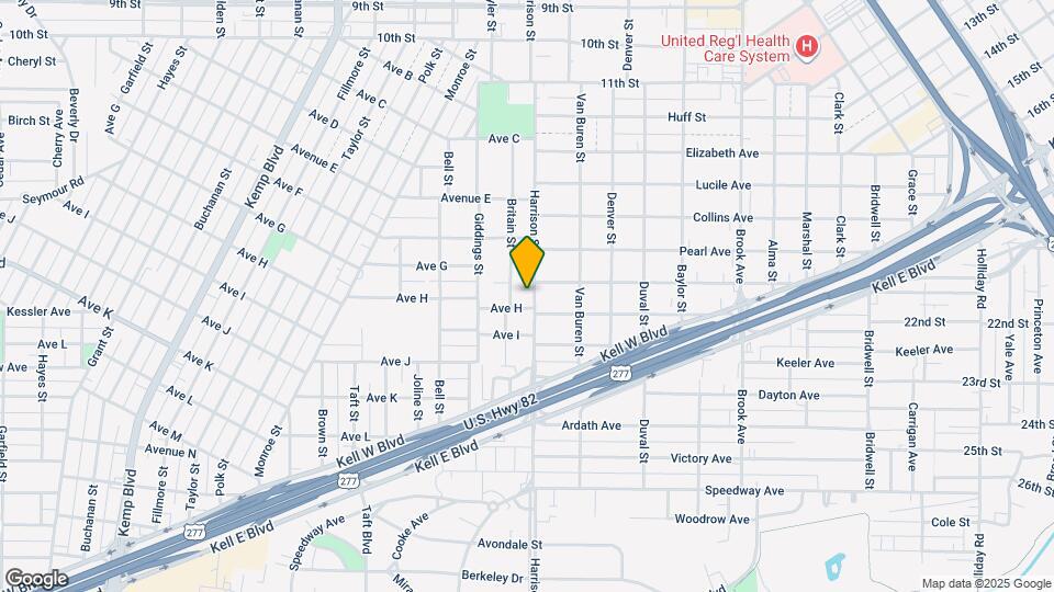 1626 Harrison St Map and Location Details