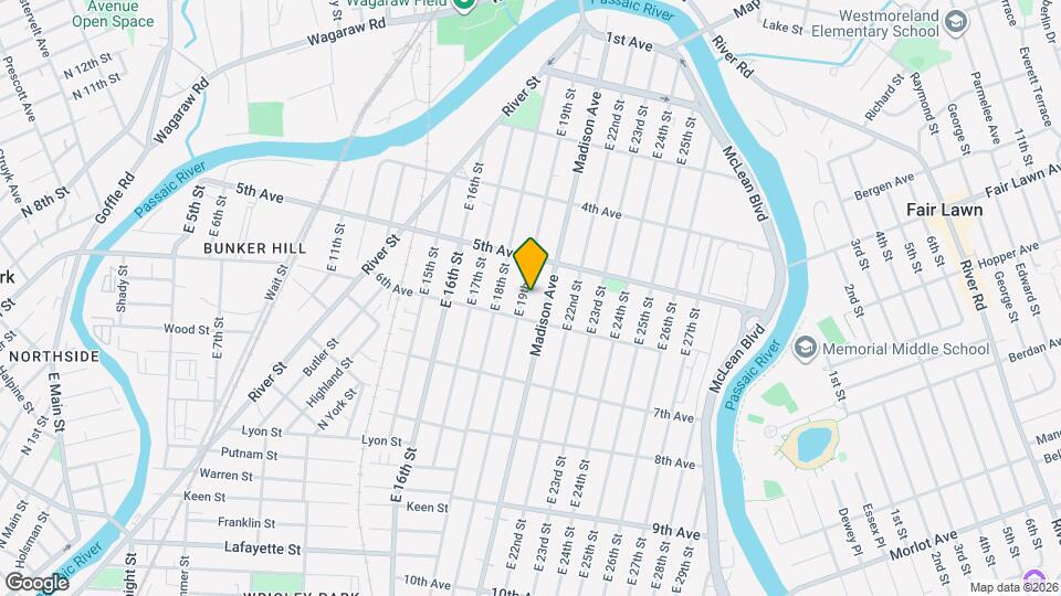 225 E 19th St Map and Location Details