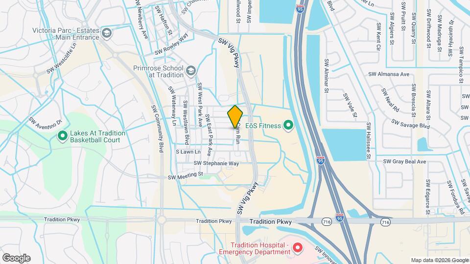 10619 SW Cam Run Map and Location Details