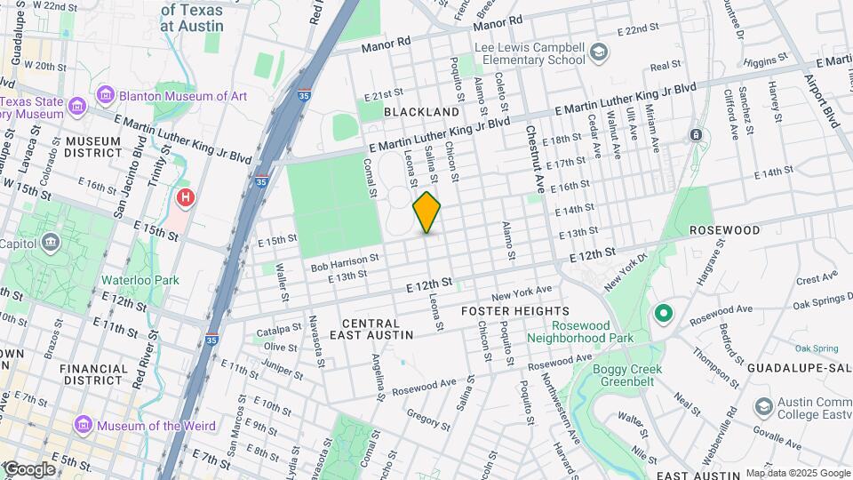 1705 E 14th St Map and Location Details