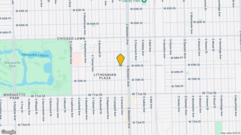 2433 W 69th St Map and Location Details