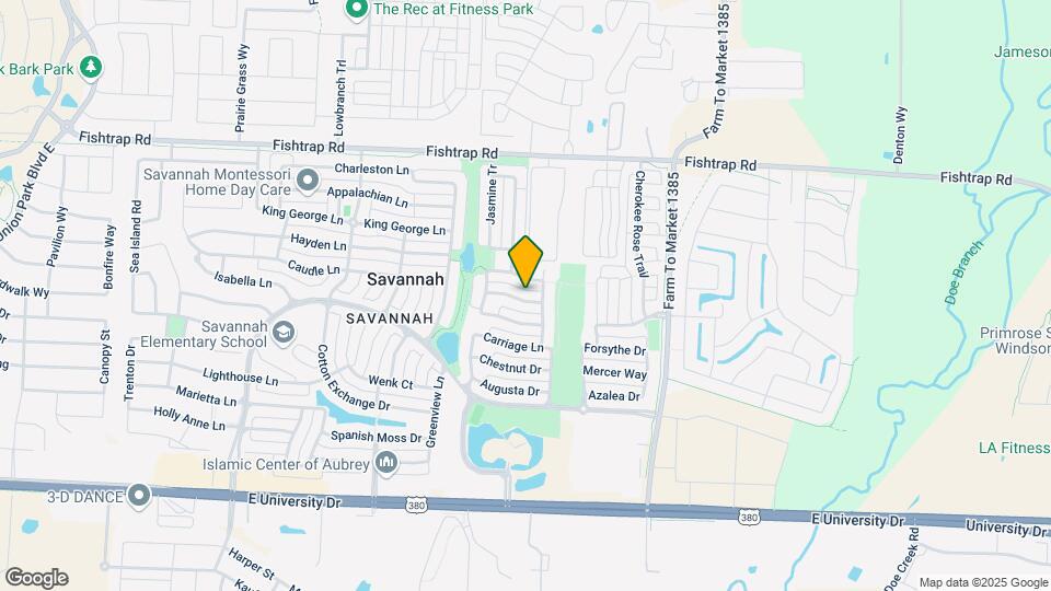 1509 Southern Pine Dr Mapa y Detalles de la Ubicación