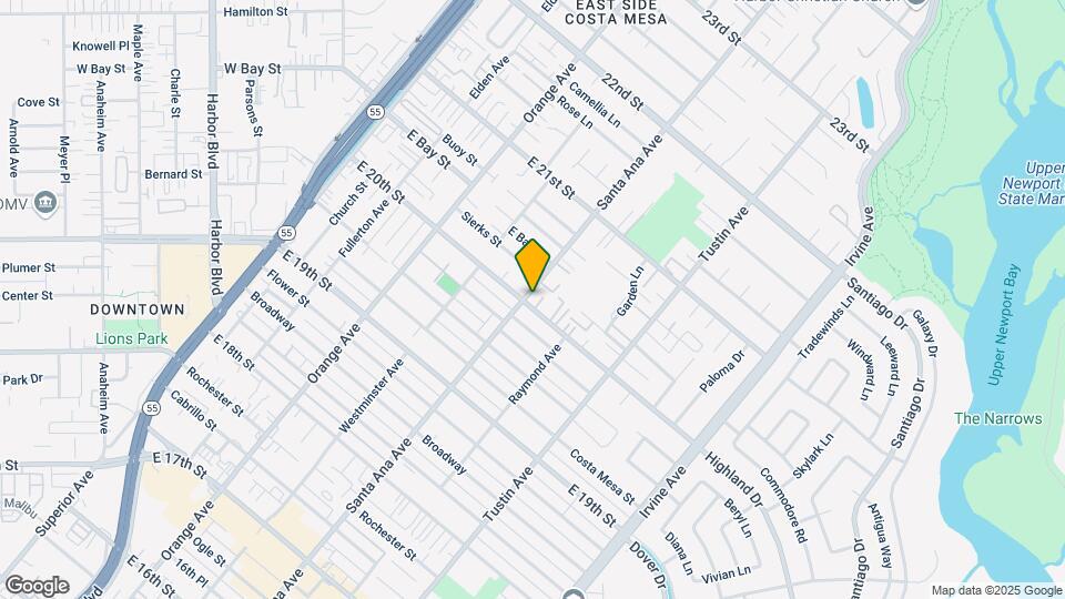 2002-2012 Santa Ana Ave Map and Location Details