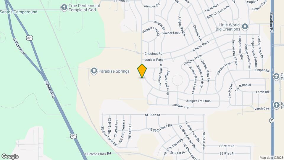 8526 Juniper Rd Map and Location Details