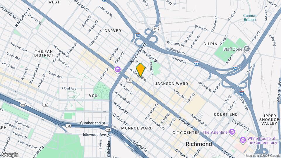 317 W Marshall St Map and Location Details