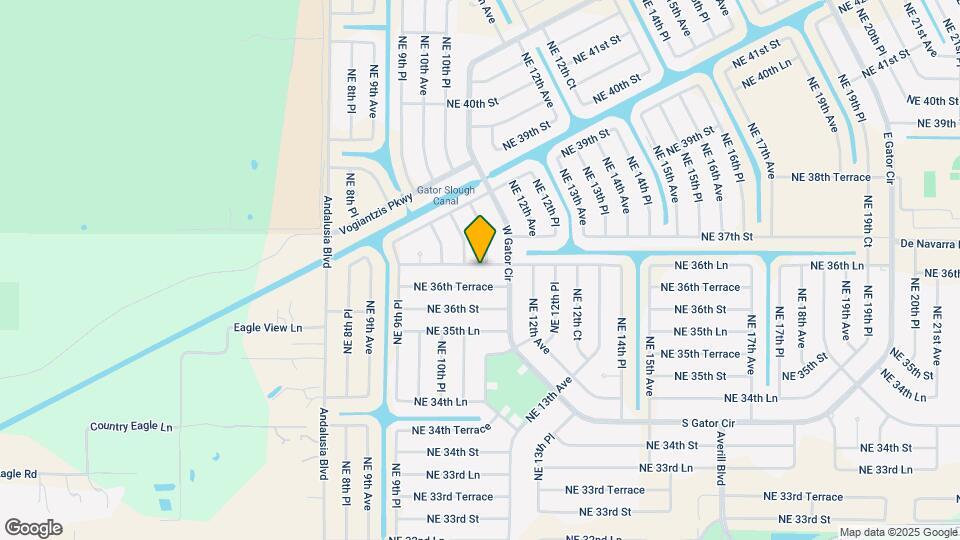 1108 NE 36th Ln Map and Location Details