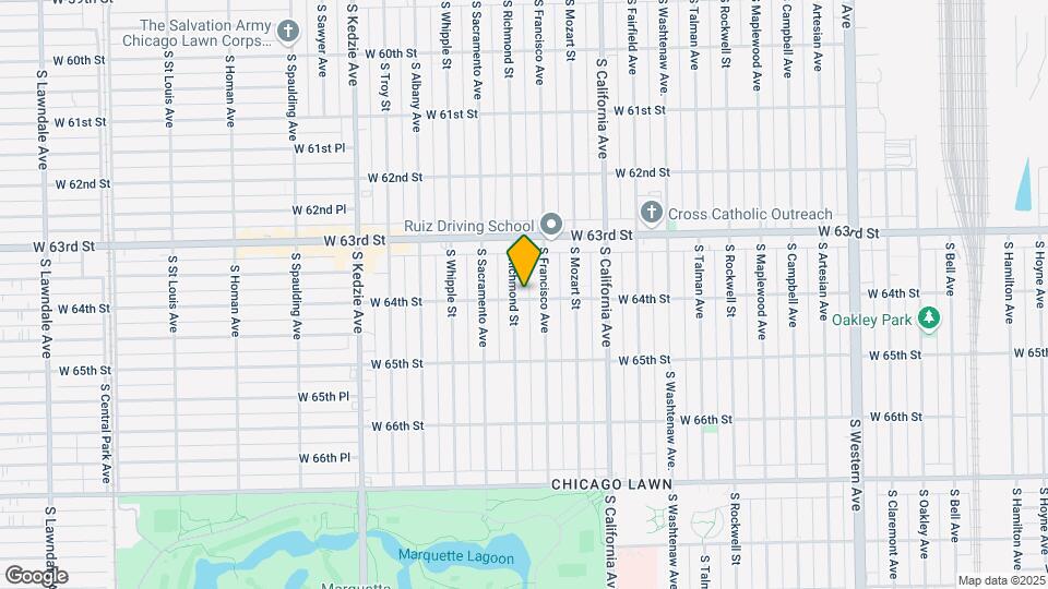 6353 S Richmond St Mapa y Detalles de la Ubicación
