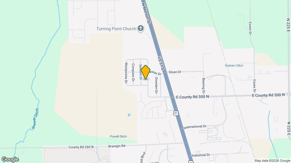 3124 Eastpointe Dr Map and Location Details