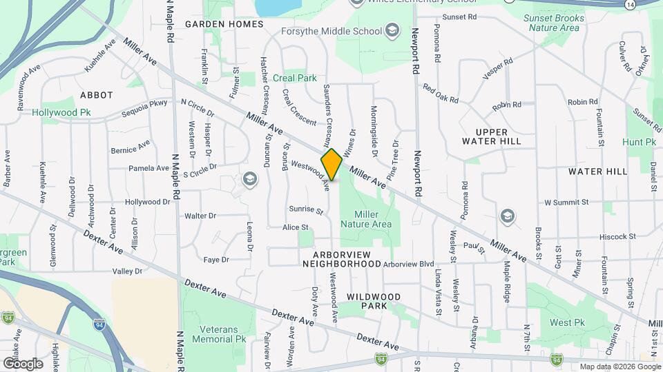 842 Westwood Ave Mapa y Detalles de la Ubicación