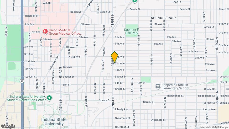 1301 2nd Ave Map and Location Details