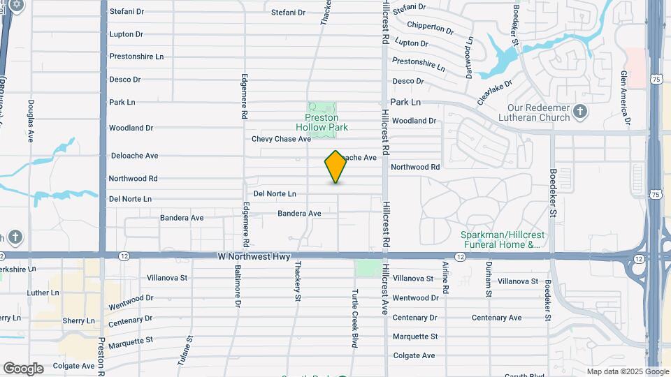 6639 Del Norte Ln Map and Location Details