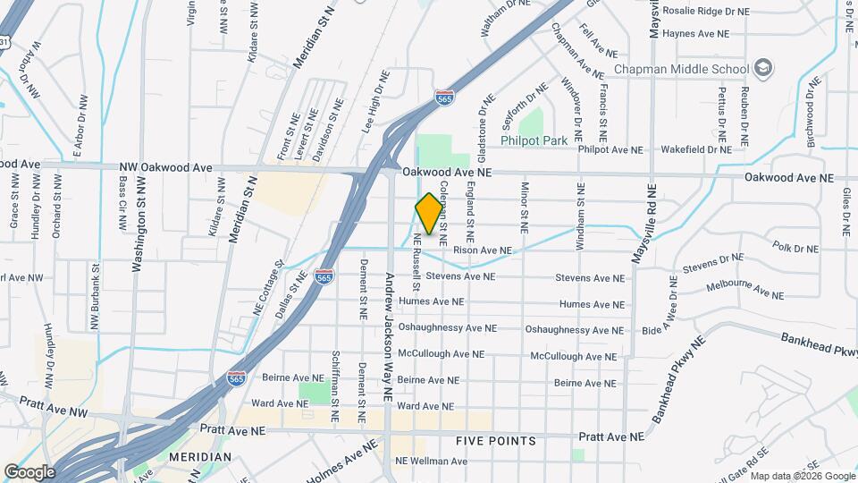 805 Rison Ave NE Map and Location Details