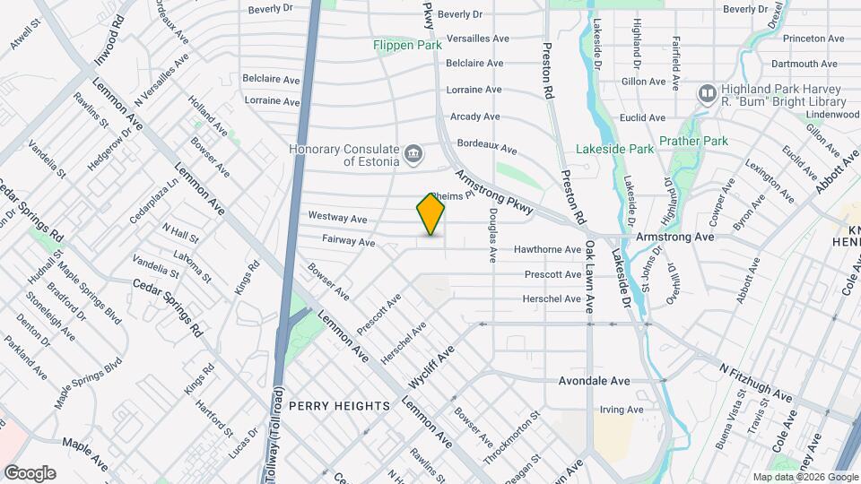 3929 Hawthorne Ave Mapa y Detalles de la Ubicación