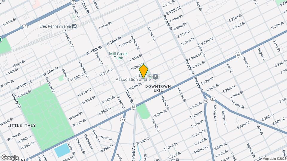 134 E 24th St Map and Location Details