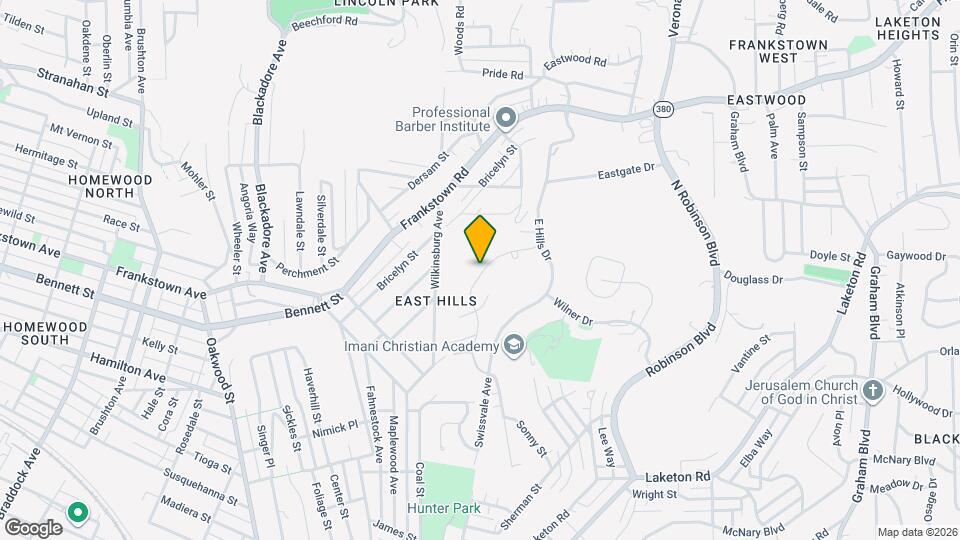 2415 Park Hill Dr Map and Location Details