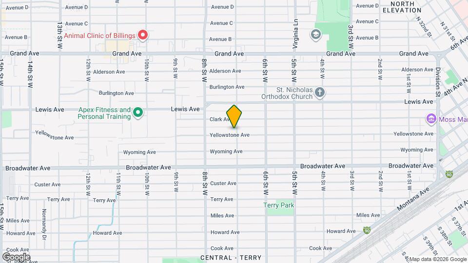 703 Yellowstone Ave Map and Location Details