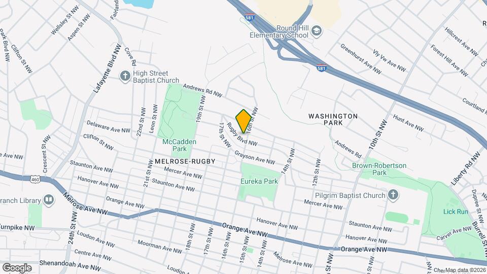 1605 Rugby Blvd NW Map and Location Details