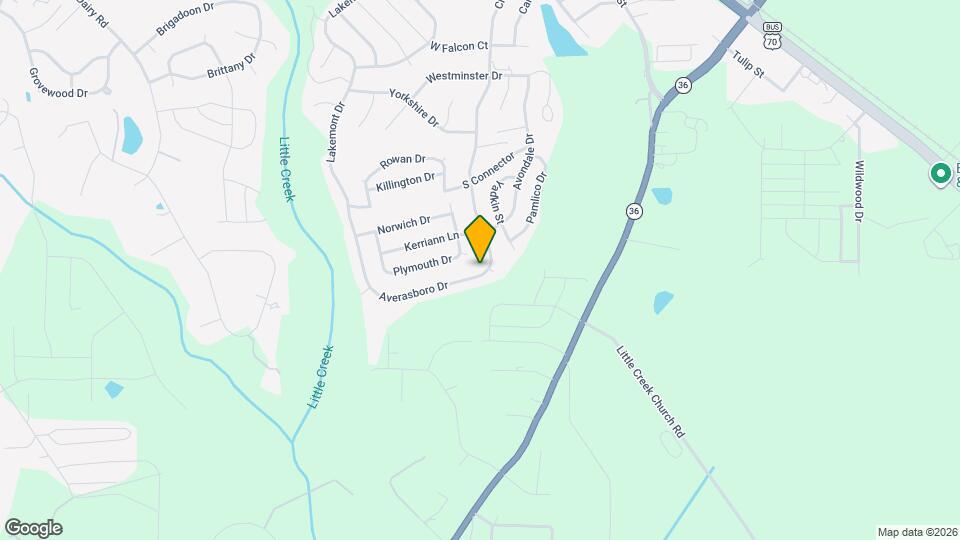 264 Averasboro Dr, Unit 1020 Map and Location Details