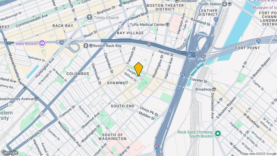 231 Shawmut Ave Map and Location Details