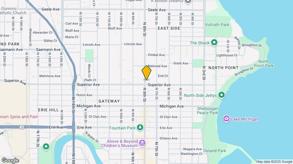 1509 N 8th St Map and Location Details