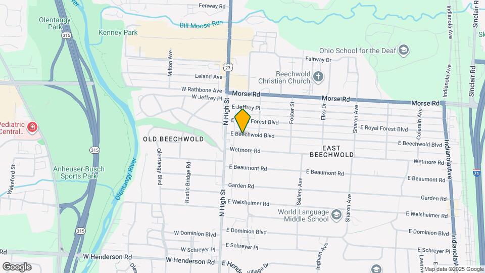 43 E Beechwold Blvd Map and Location Details