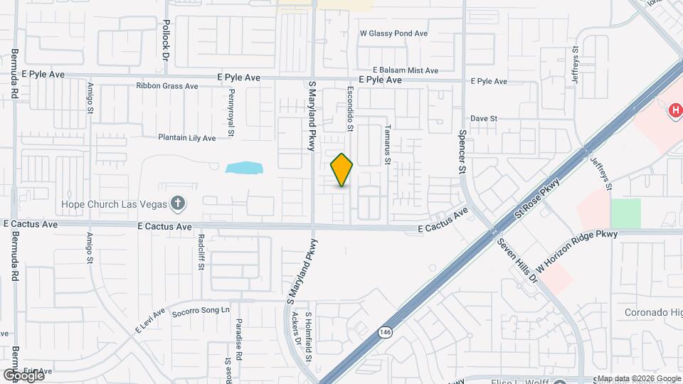 1316 Sun Village Ave Mapa y Detalles de la Ubicación