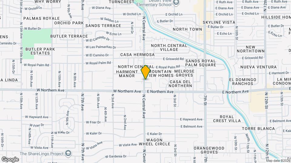 2 E Loma Ln Map and Location Details