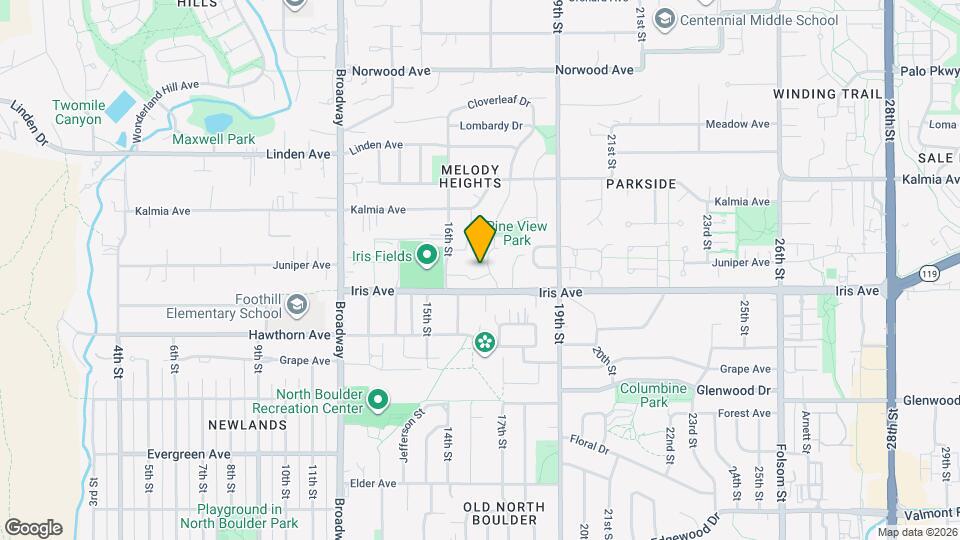 3427 Iris Ct Map and Location Details