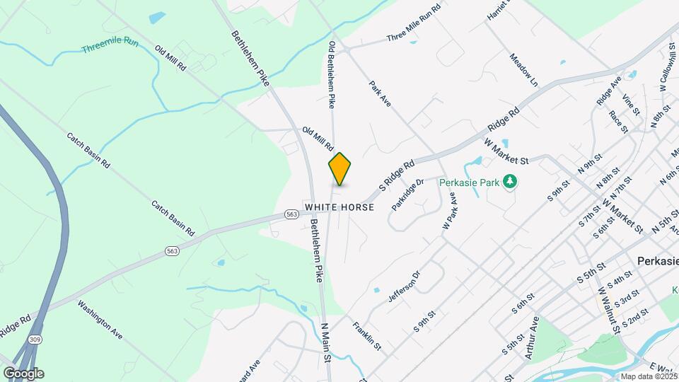 1111 Old Bethlehem Pike Map and Location Details