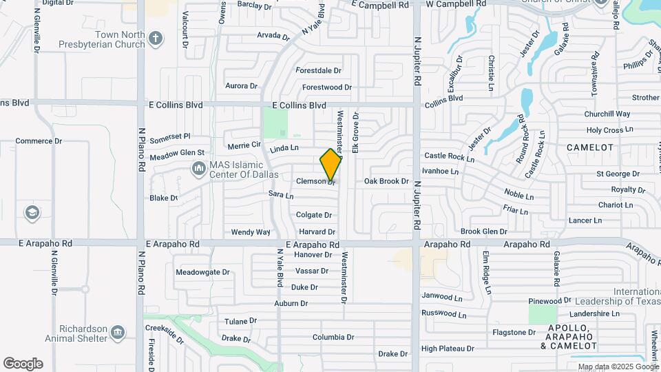 1908 Clemson Dr Map and Location Details