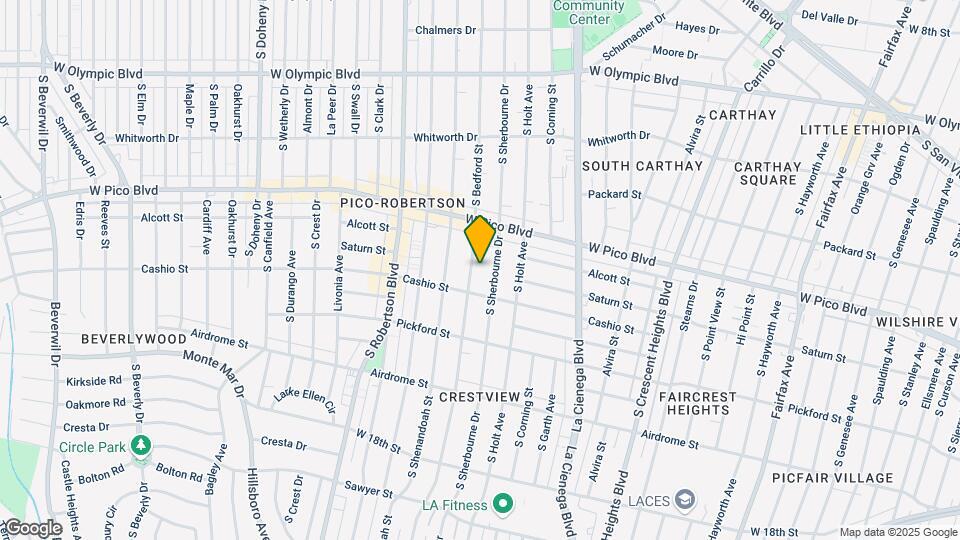 1456 S Bedford St Map and Location Details