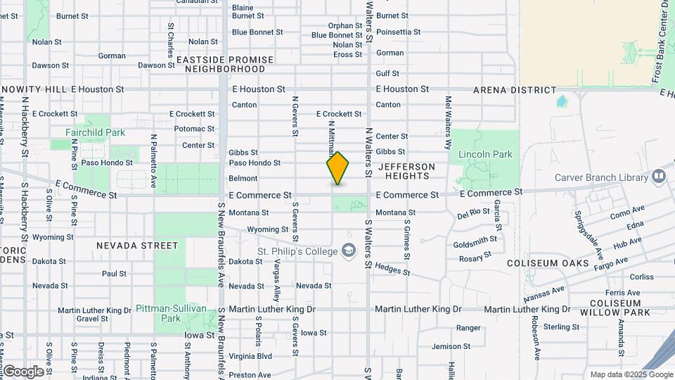 2507 E Commerce St Map and Location Details