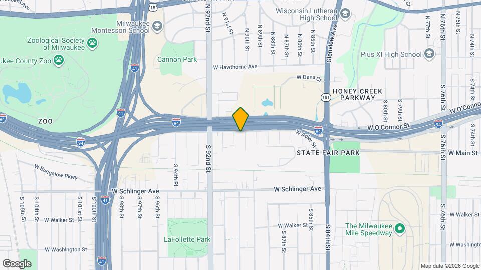 9011 W Adler St, Unit 9011 W Ader St Map and Location Details