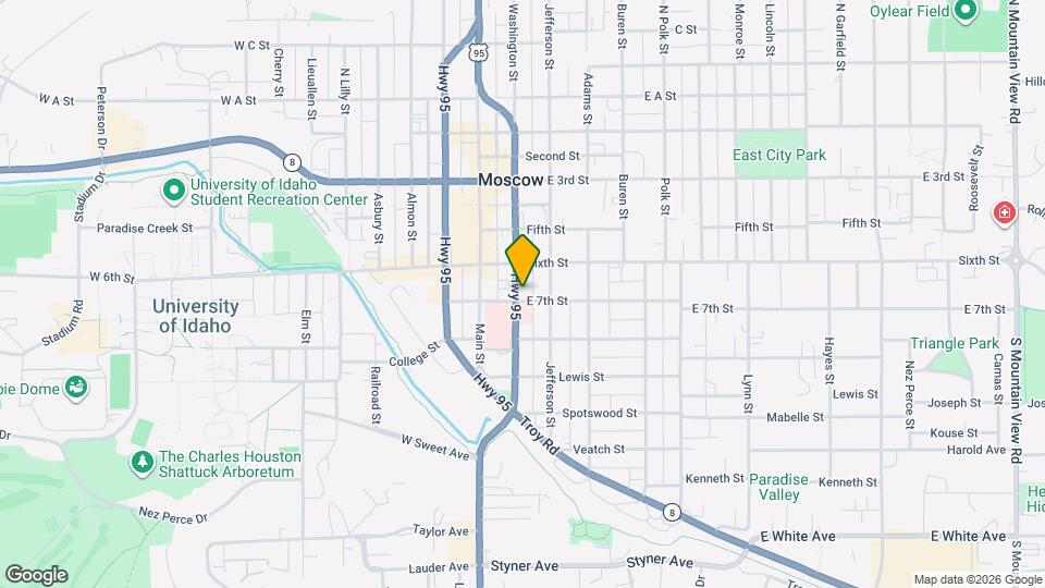 202 E 7th St Map and Location Details