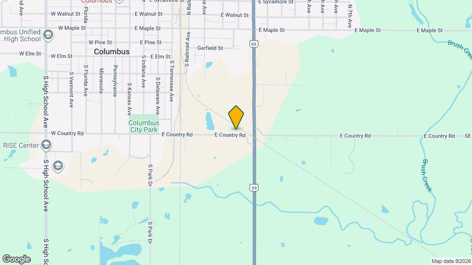 733 E Country Rd Map and Location Details