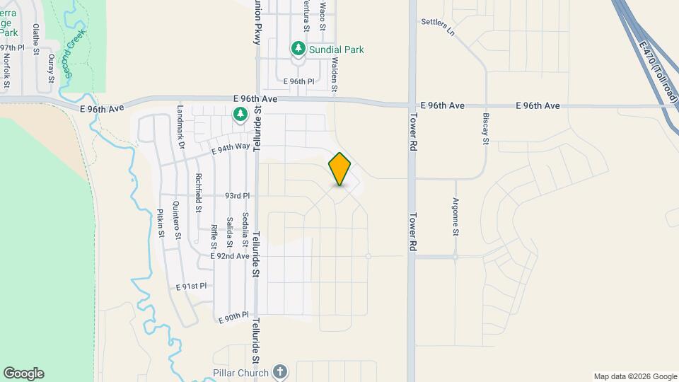 9421 Yampa St Map and Location Details