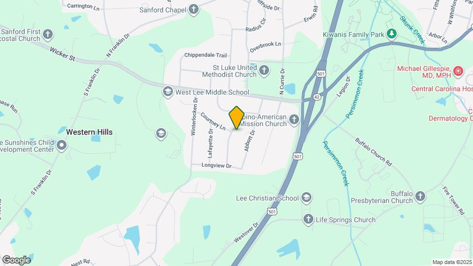 319 Rhynewood Dr Mapa y Detalles de la Ubicación