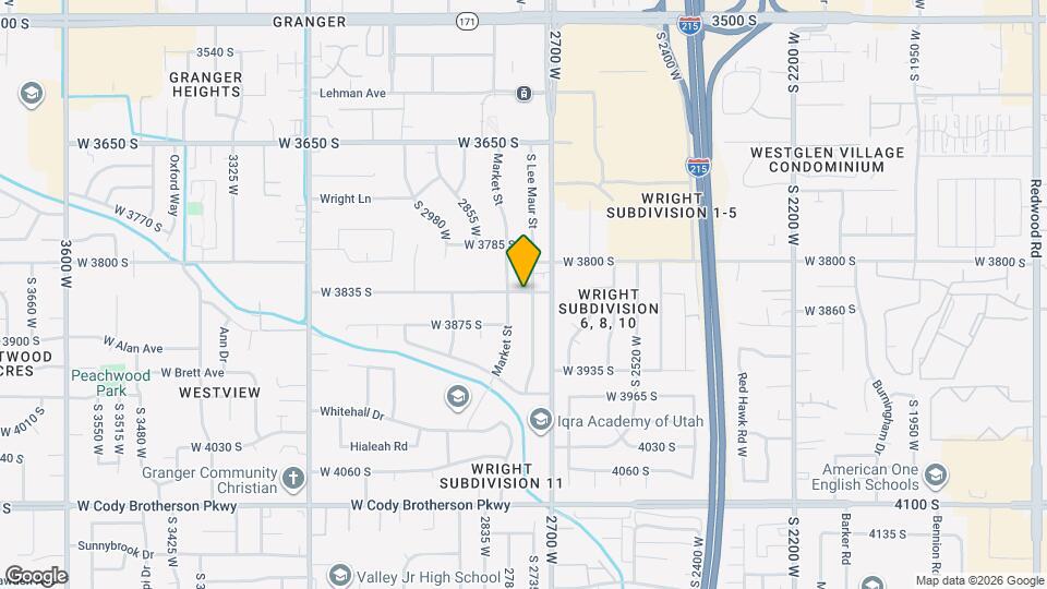 2753 W 3835 S Map and Location Details