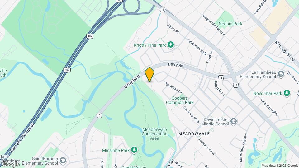 7241 Second Line W Map and Location Details