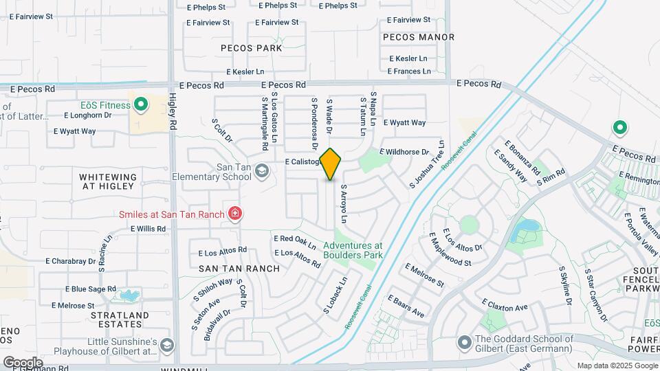 3490 S Cupertino Dr Map and Location Details