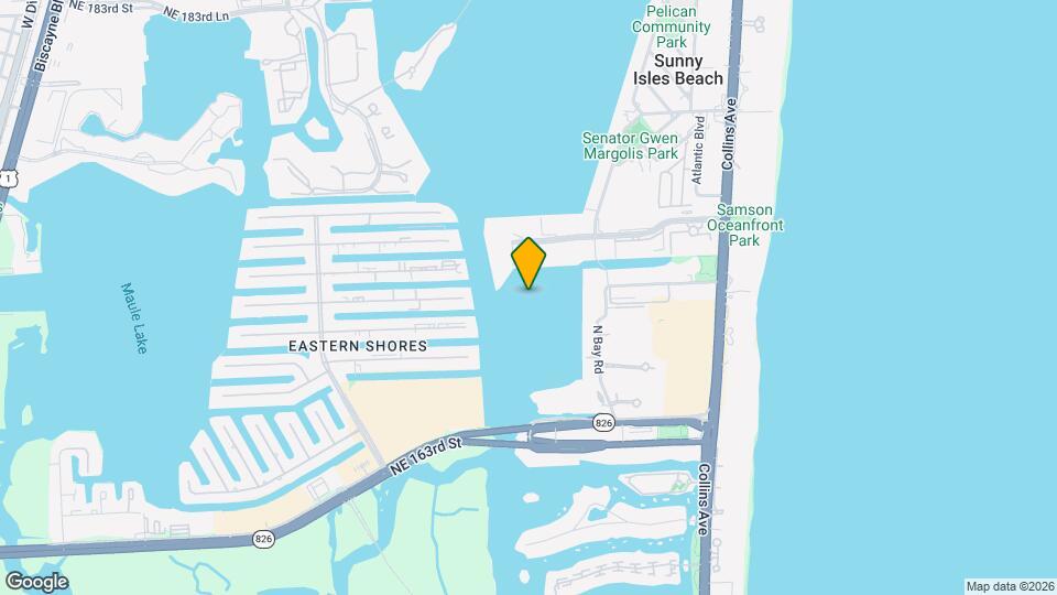 Intracoastal Yacht Club Apt Map and Location Details
