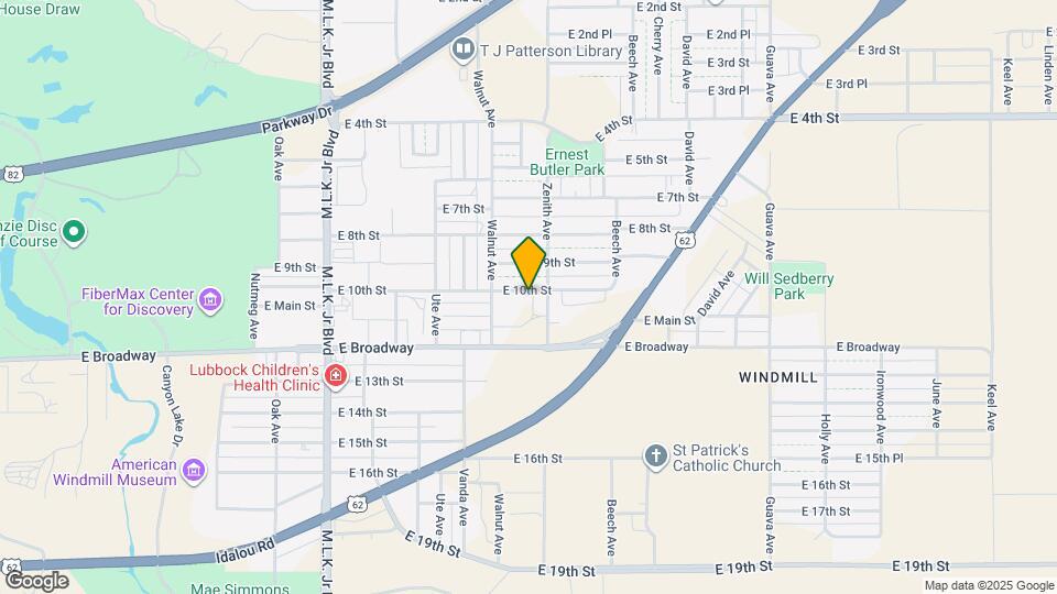 2420 E 10th St Map and Location Details