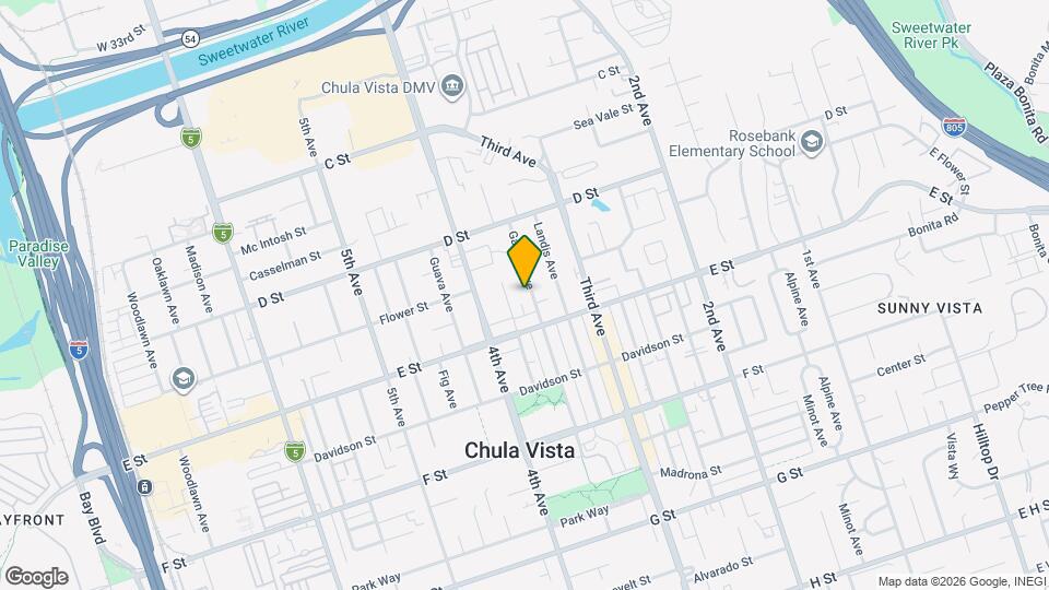 168 Garrett Ave Map and Location Details