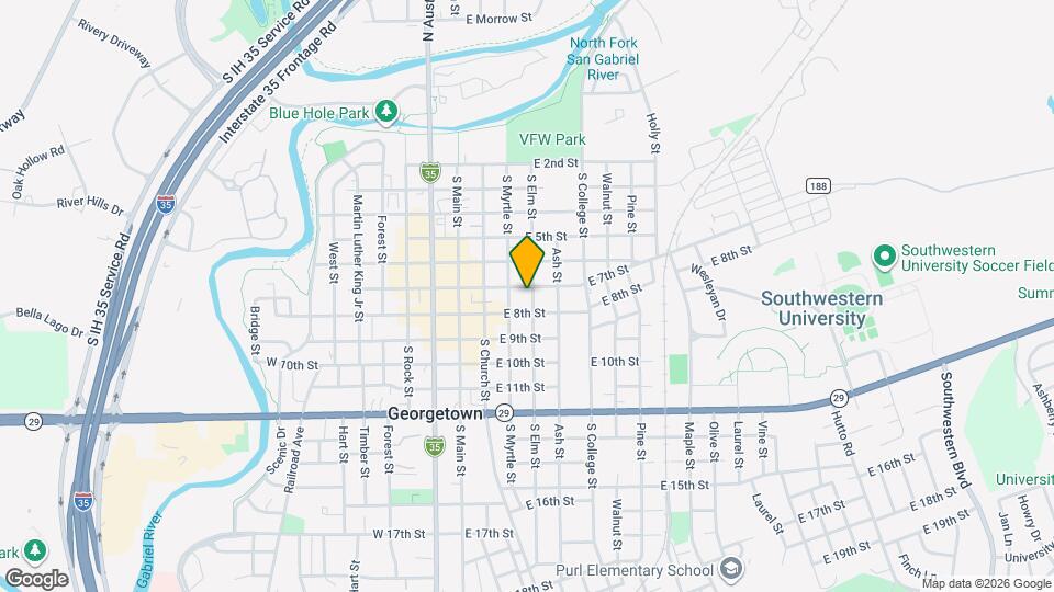 316 E 7th St Map and Location Details