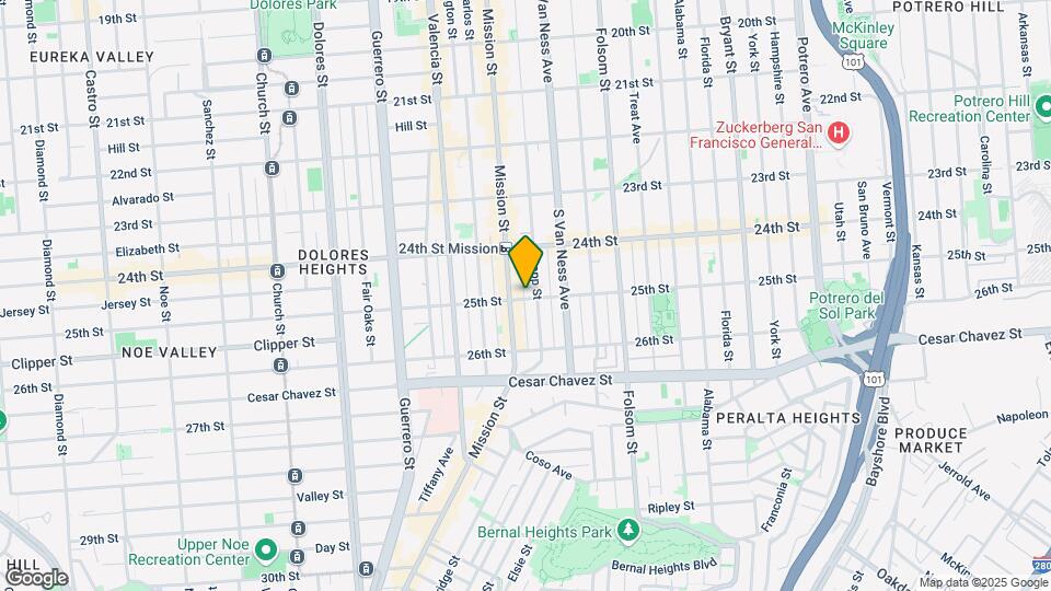 3364 25th St Map and Location Details