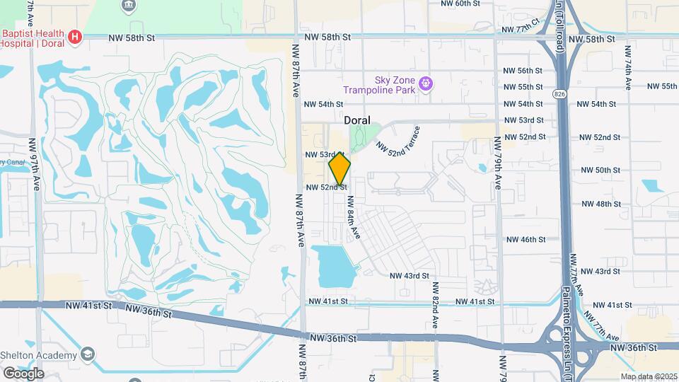 8462 NW 52nd St Map and Location Details