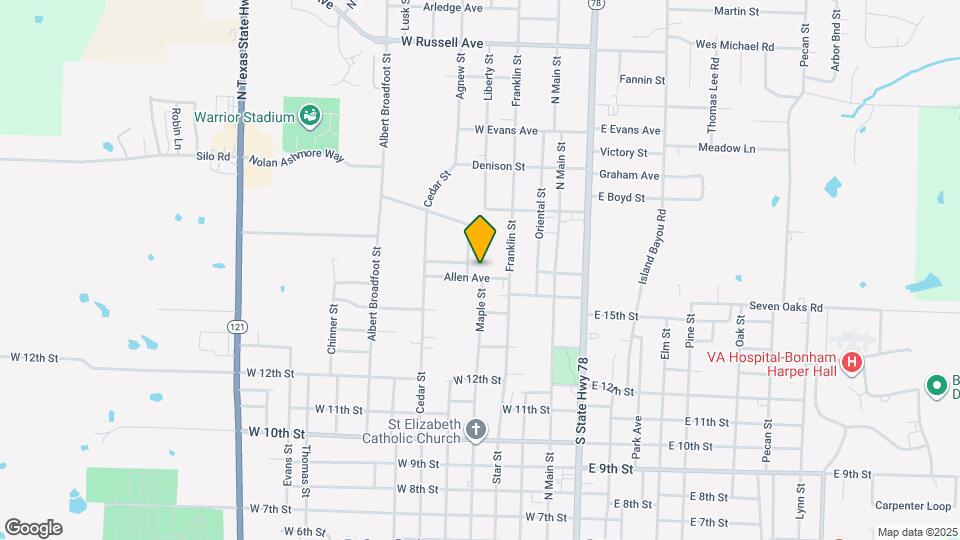 400 Allen Ave Map and Location Details