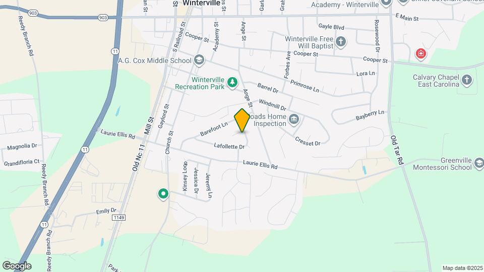 329 Lafollette Dr Map and Location Details